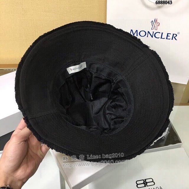Moncler女士帽子 蒙口經典做舊漁夫帽遮陽帽  mm1138